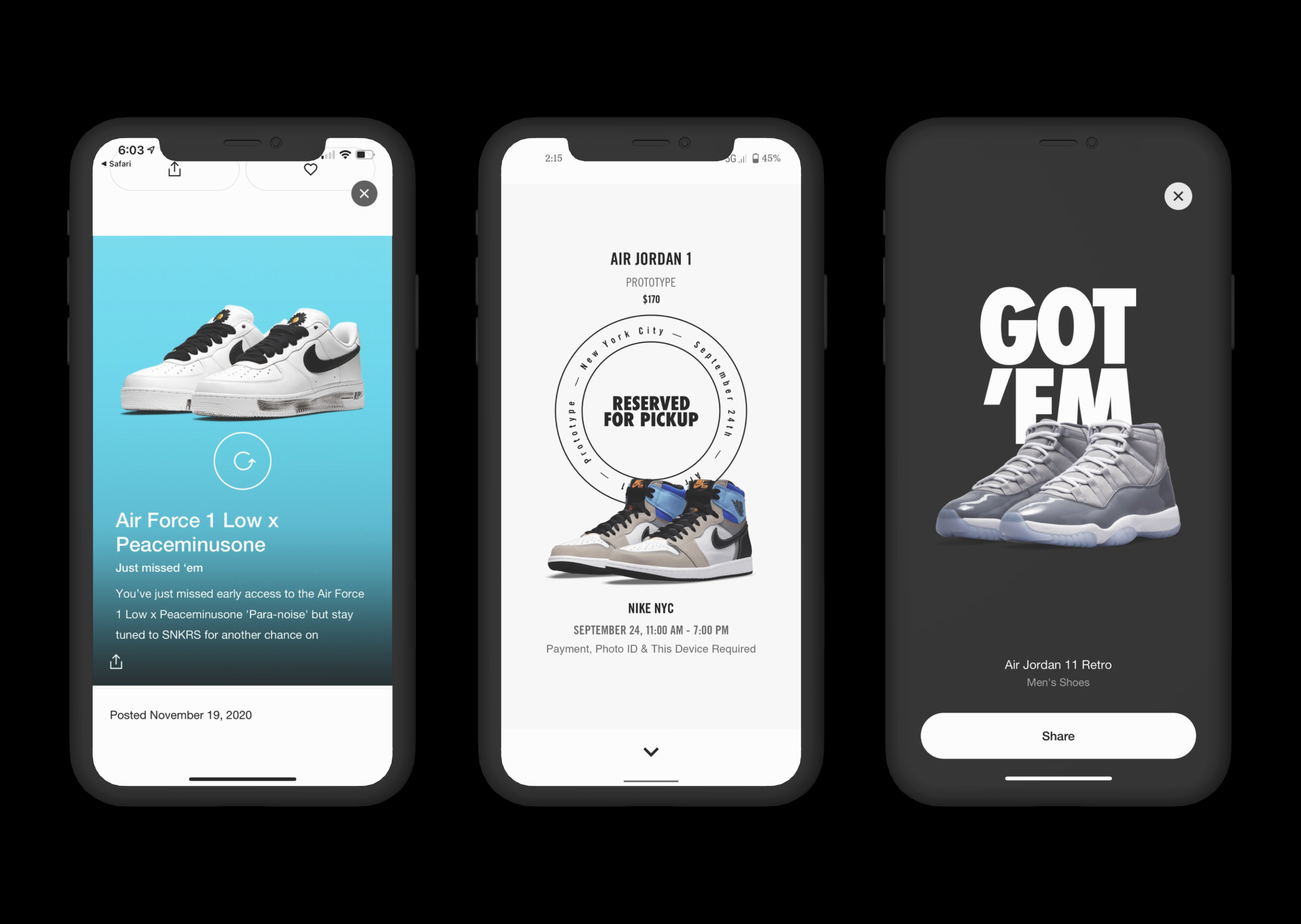 Acces online exclusif sneakers